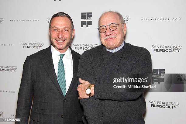 Producer Alan Poul and director and screenwriter Paul Schrader arrive at the Film Society Awards night at 58th San Francisco International Film...
