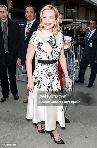Actress Elisabeth Moss attends the 42nd Chaplin Award Gala at Alice Tully Hall, Lincoln Center on April 27, 2015 in New York City.