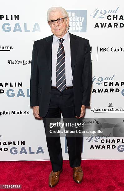 Journalist Carl Bernstein attends the 42nd Chaplin Award Gala at Alice Tully Hall, Lincoln Center on April 27, 2015 in New York City.