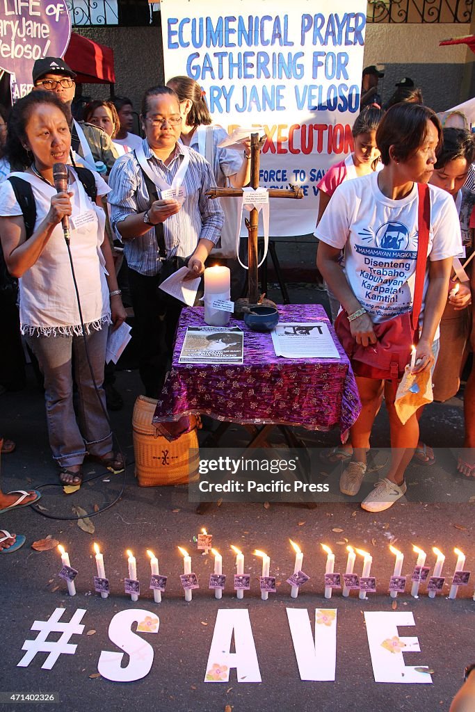 Church groups conducted a Ecumenical Prayer in front of the...