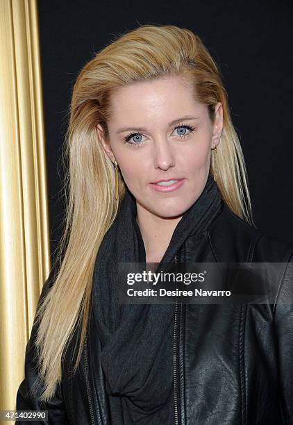 Taylor Louderman attends the New York special screening of 'Far From The Madding Crowd' at The Paris Theatre on April 27, 2015 in New York City.