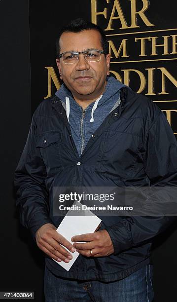 Journalist Martin Bashir attends the New York special screening of 'Far From The Madding Crowd' at The Paris Theatre on April 27, 2015 in New York...