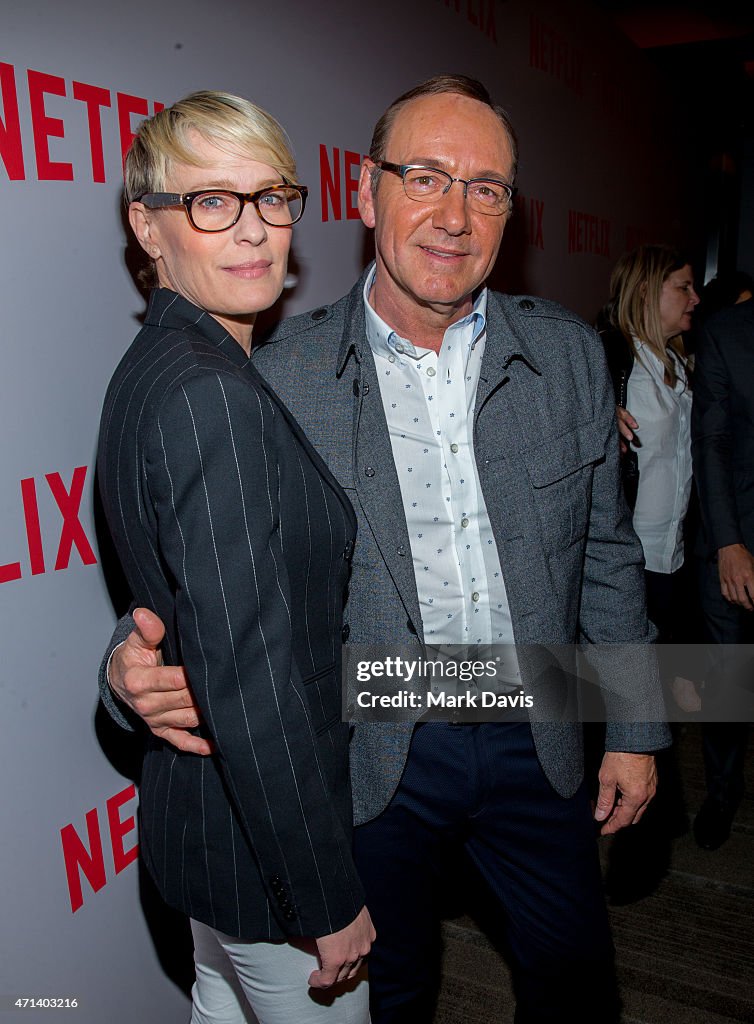 Netflix's "House Of Cards" Q&A Screening Event - Red Carpet