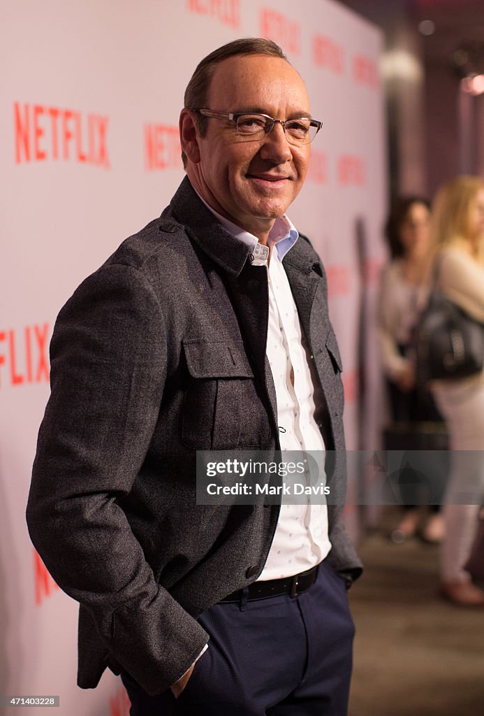 Netflix's "House Of Cards" Q&A Screening Event - Red Carpet