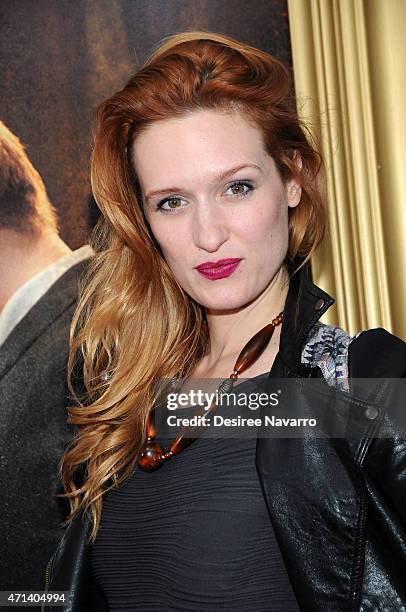 Actress Breeda Wool attends the New York special screening of 'Far From The Madding Crowd' at The Paris Theatre on April 27, 2015 in New York City.