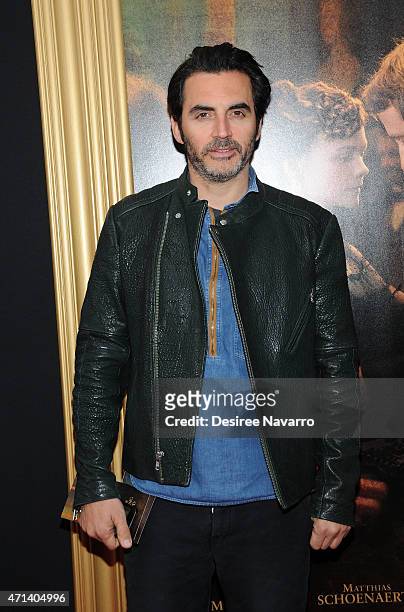 Designer Yigal Azrouel attends the New York special screening of 'Far From The Madding Crowd' at The Paris Theatre on April 27, 2015 in New York City.