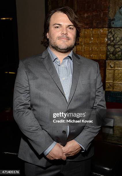 Actor Jack Black attends the after party following The Los Angeles Premiere Of IFC Films' "THE D TRAIN" presented by Banana Boat at ArcLight...