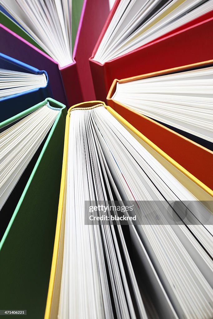 Colorful Books Abstract