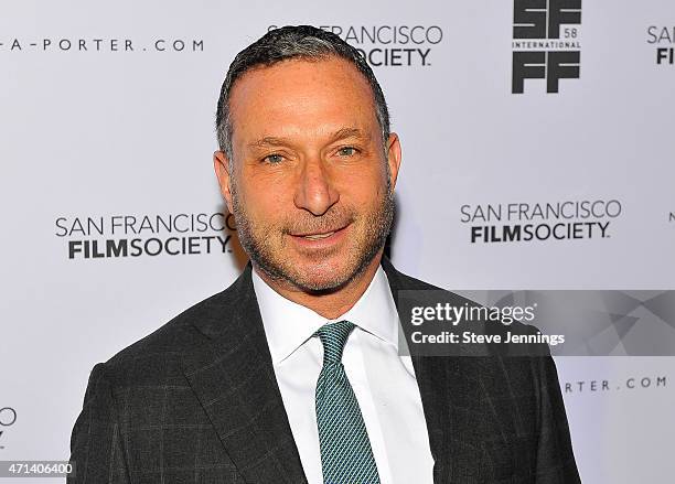 Producer Alan Poul attends the Film Society Awards Night at the 58th San Francisco International Film Festival at The Armory on April 27, 2015 in San...