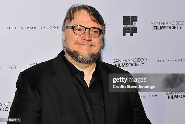 Director Guillermo del Toro attends the Film Society Awards Night at the 58th San Francisco International Film Festival at The Armory on April 27,...