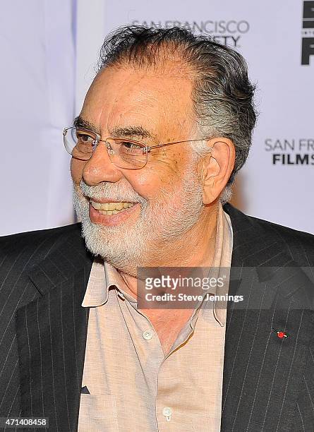 Director Francis Ford Coppala attends the Film Society Awards at the 58th San Francisco International Film Festival at The Armory on April 27, 2015...