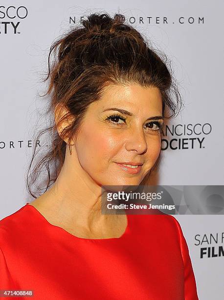 Actress Marisa Tomei attends the Film Society Awards at the 58th San Francisco International Film Festival at The Armory on April 27, 2015 in San...