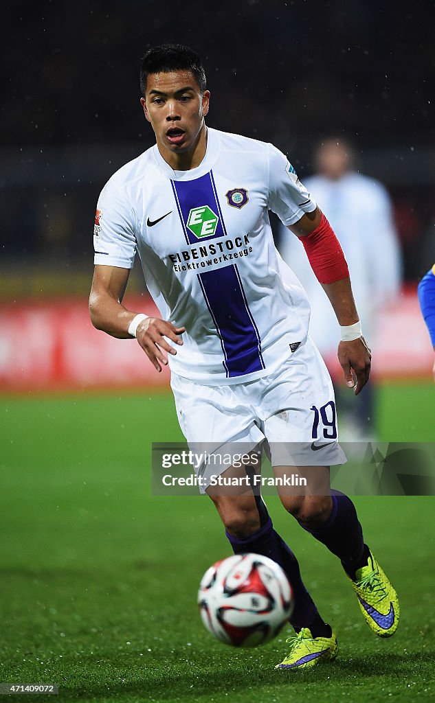 Eintracht Braunschweig v Erzgebirge Aue  - 2. Bundesliga