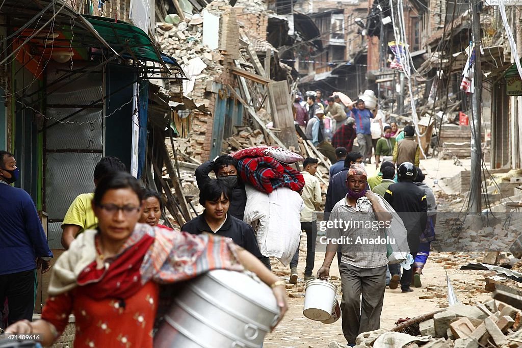 Powerful earthquake hits Nepal