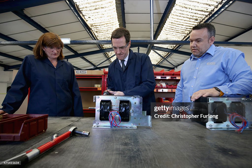 George Osborne Campaigns In The East Midlands