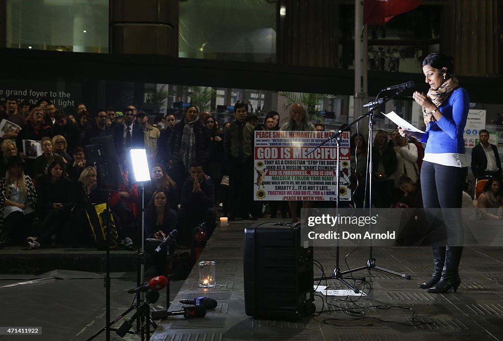 Vigil Held For Bali Nine Pair On Execution Day