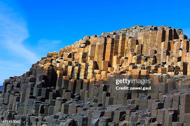 giant's causeway in northen ireland - giants causeway bildbanksfoton och bilder