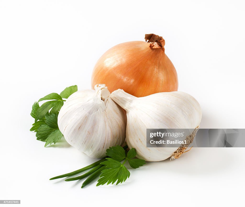 Garlic and onion