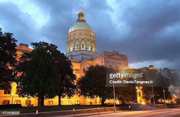 georgia state capitol - capital cities stock pictures, royalty-free photos & images