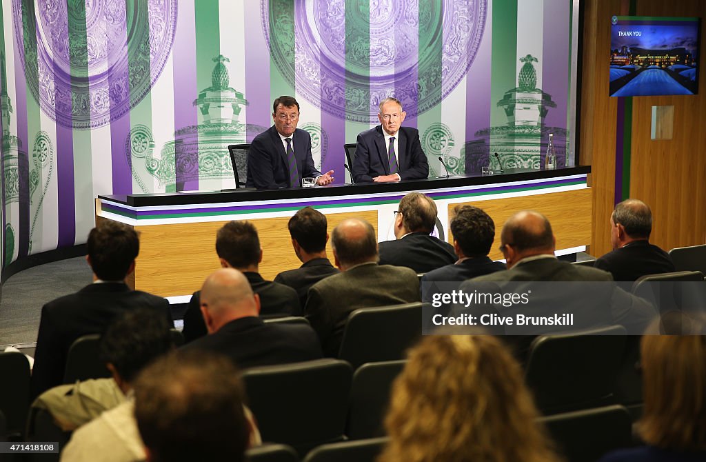 Wimbledon Spring Press Conference 2015