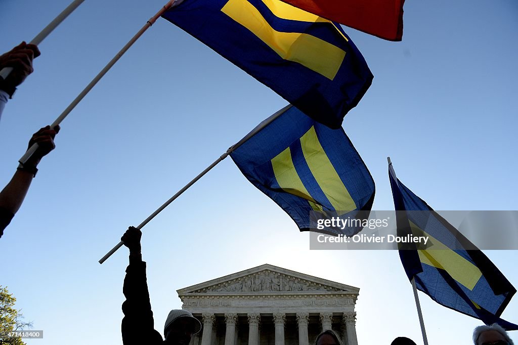 Supreme Court Hears Arguments In Historic Marriage Equality Case