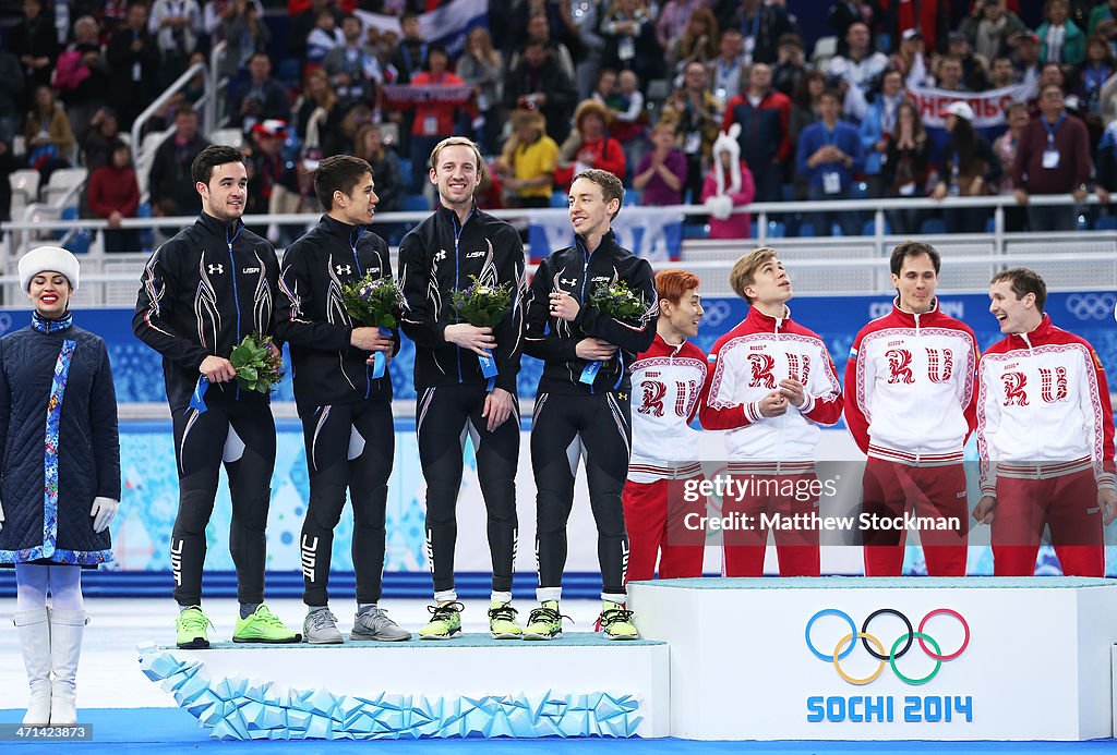 Short Track Speed Skating - Winter Olympics Day 14