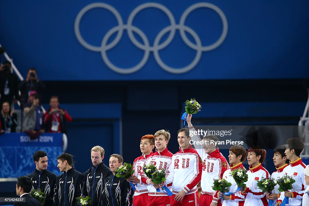 Short Track Speed Skating - Winter Olympics Day 14