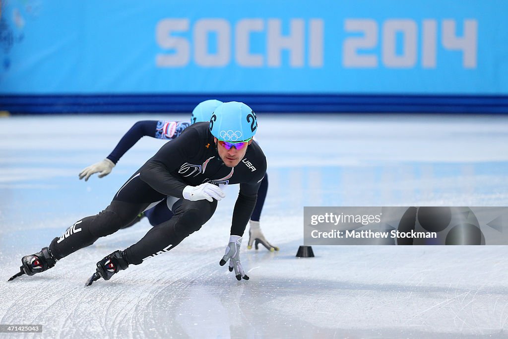 Short Track Speed Skating - Winter Olympics Day 14