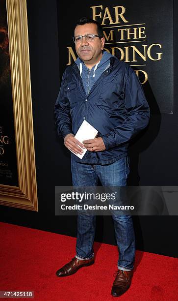 Journalist Martin Bashir attends the New York special screening of 'Far From The Madding Crowd' at The Paris Theatre on April 27, 2015 in New York...