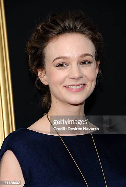 Actress Carey Mulligan attends the New York special screening of 'Far From The Madding Crowd' at The Paris Theatre on April 27, 2015 in New York City.