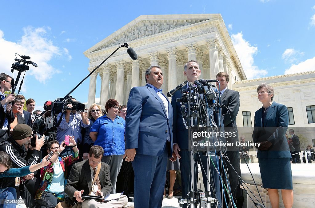 Supreme Court Hears Arguments In Historic Marriage Equality Case