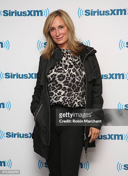 Sonja Morgan visits at SiriusXM Studios on April 28, 2015 in New York City.