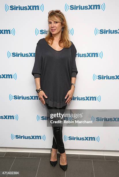 Ramona Singer visits at SiriusXM Studios on April 28, 2015 in New York City.