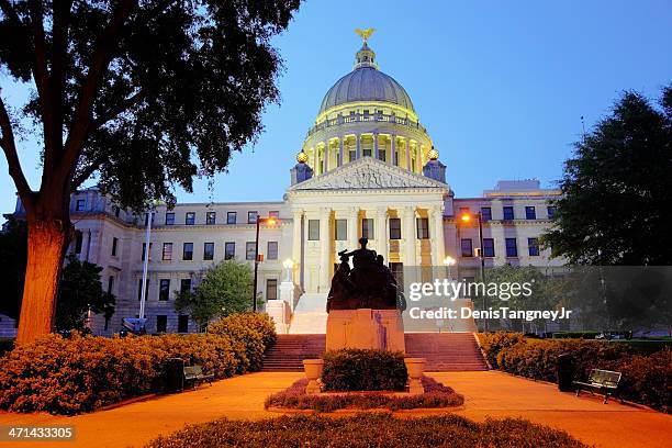mississippi state capitol - mississippi state v mississippi stock pictures, royalty-free photos & images