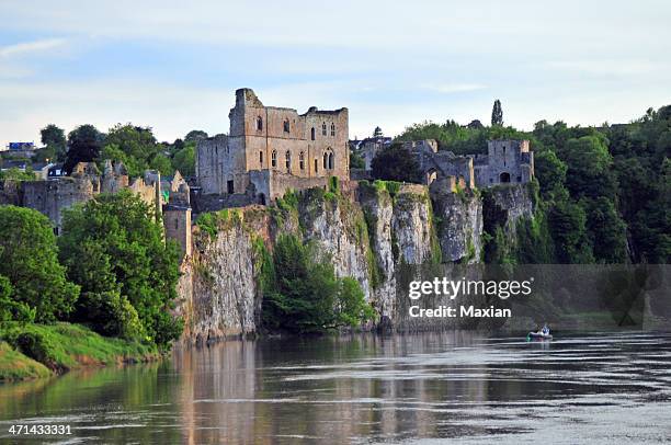 chepstow castle - wye tal stock-fotos und bilder