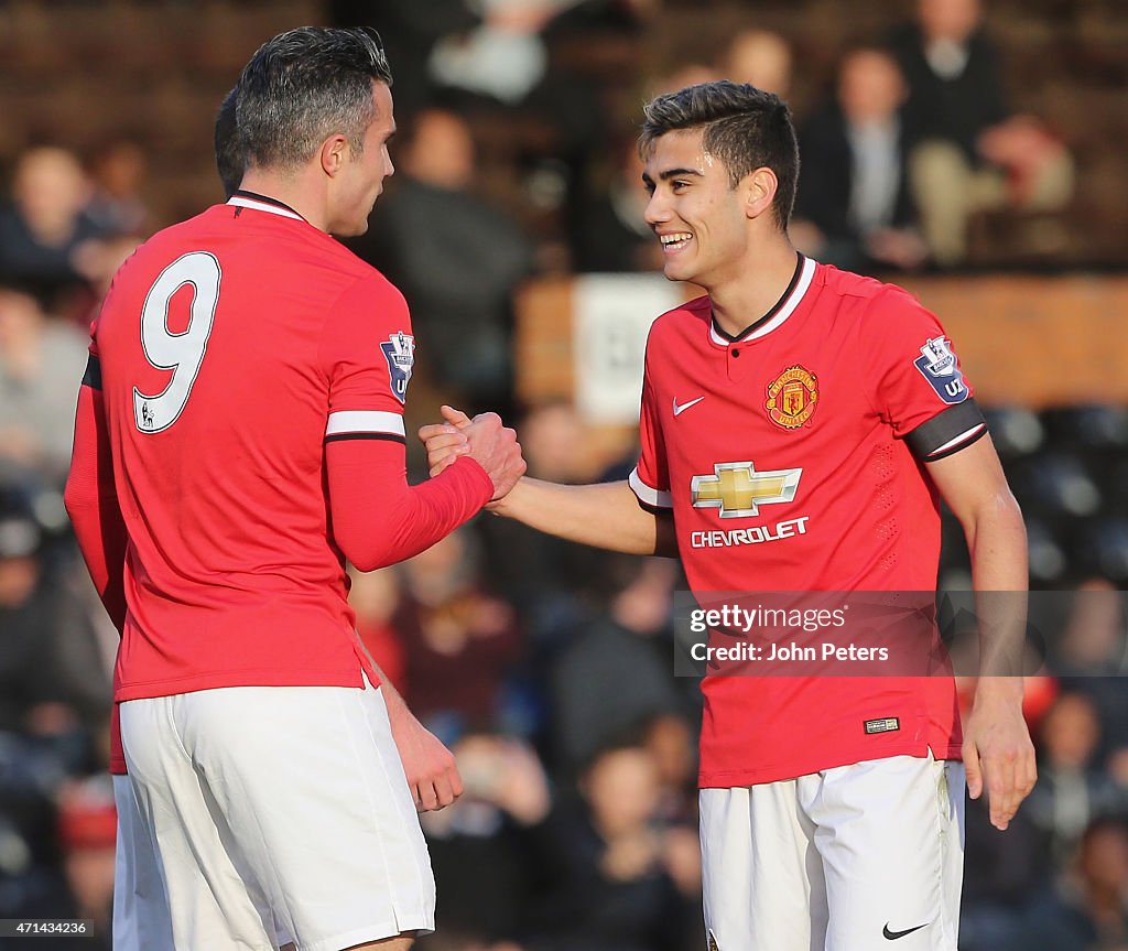 Fulham v Manchester United: Barclays U21 Premier League