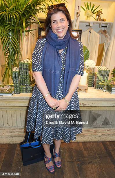 Kirstie Allsopp attends the book launch party for "India Hicks: Island Style" at Ralph Lauren Fulham Road on April 28, 2015 in London, England.