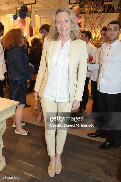 Lady Alison Myners attends the book launch party for "India Hicks: Island Style" at Ralph Lauren Fulham Road on April 28, 2015 in London, England.