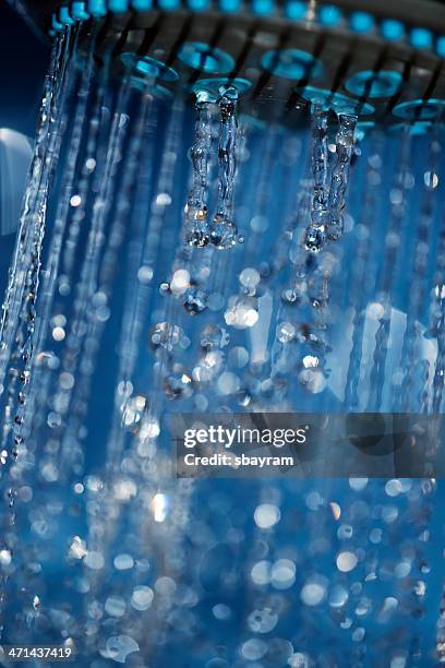 shower head - running water stock pictures, royalty-free photos & images