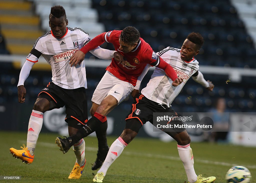 Fulham v Manchester United: Barclays U21 Premier League