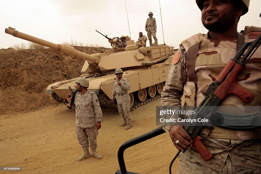 Saudi Military On Yemen Border