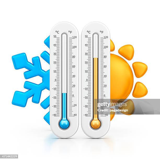 temperaturas - frio fotografías e imágenes de stock