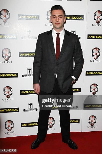 Reg Traviss attends the 'Anti-Social' UK premiere at Cineworld Cinemas on April 28, 2015 in London, England.