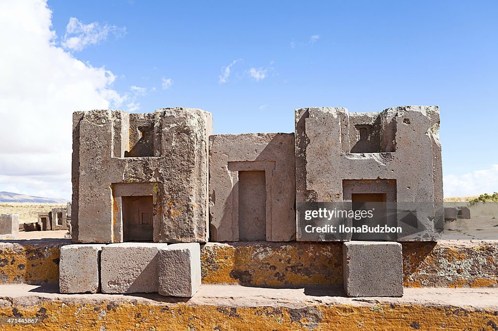 Puma Punku Ruinen, Tiwanaku, Bolivien