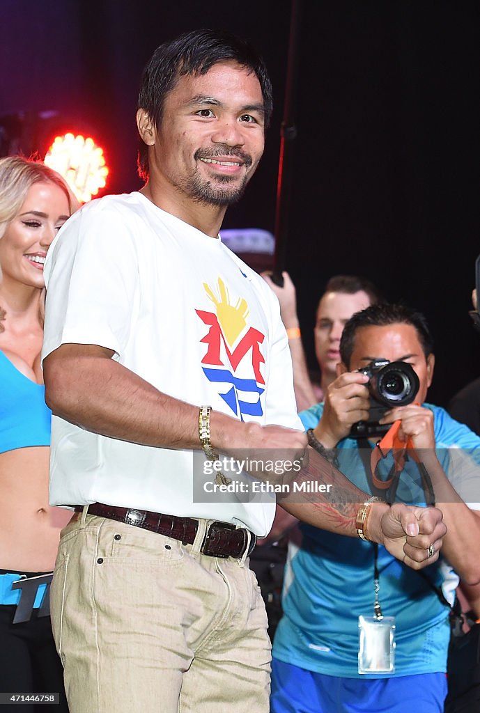 Floyd Mayweather Jr. v Manny Pacquiao - Pacquiao Fan Rally