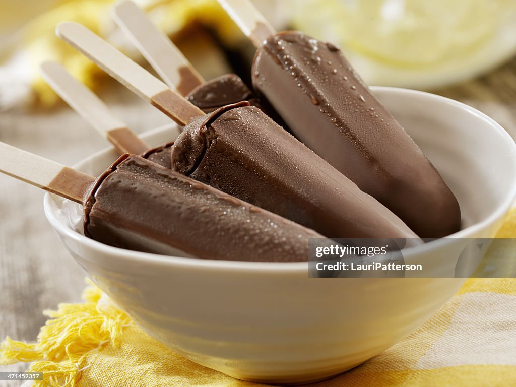 Chocolate and Fudge Popsicles