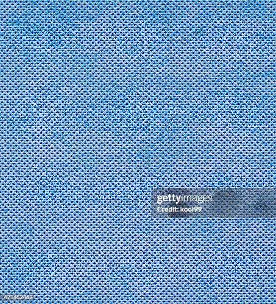 griglia texture di panno blu （ xxxl ） - nylon foto e immagini stock