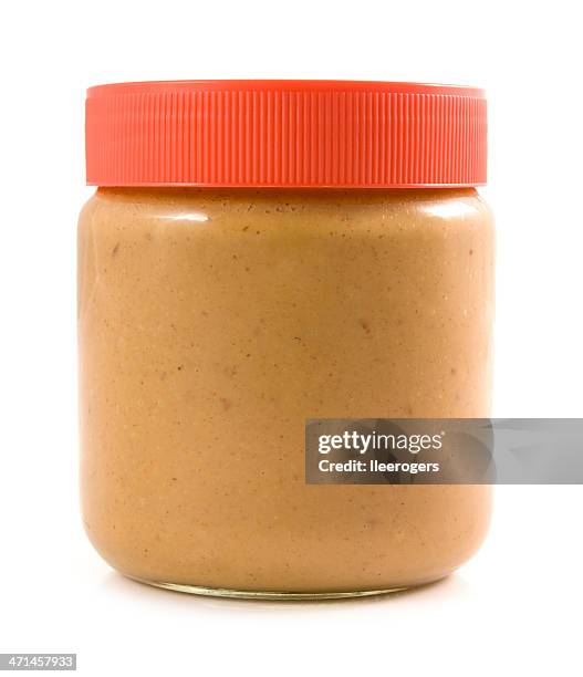 peanut butter jar - peanut butter stock pictures, royalty-free photos & images
