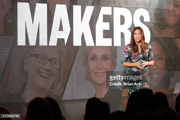 President of AOL.com & Lifestyle Brands Maureen Sullivan attends the AOL 2015 Newfront on April 28, 2015 in New York City.