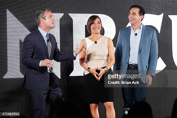 Personality Andy Cohen, Chairman, Advertising Sales and Client Partnerships at NBCUniversal Linda Yaccarino, and President of AOL Platforms Bob Lord...